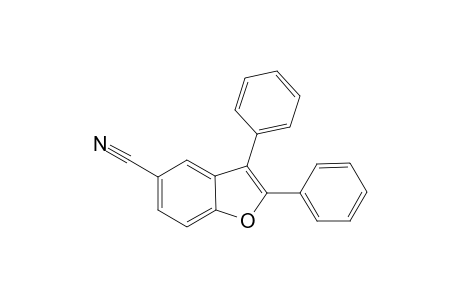 2,3-Diphenylbenzofuran-5-carbonitrile