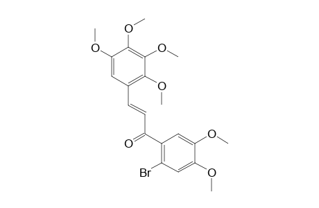 (2E)-1-(2-Bromo-4,5-dimethoxyphenyl)-3-(2,3,4,5-tetramethoxyphenyl)prop-2-en-1-one