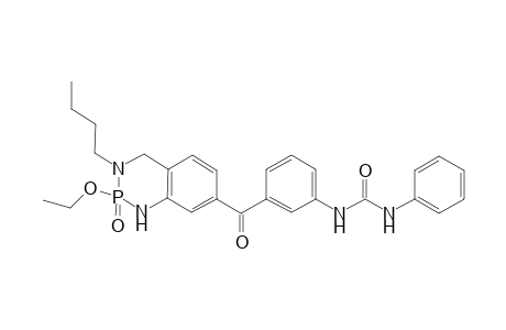 1-[3-(3-Butyl-2-ethoxy-2-oxo-1,2,3,4-tetrahydrobenzo[1,3,2]diazaphosphonine-7-carbonyl)phenyl]-3-phenylurea