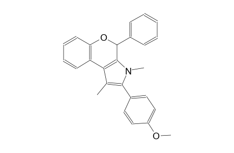 [1]benzopyrano[3,4-b]pyrrole, 3,4-dihydro-2-(4-methoxyphenyl)-1,3-dimethyl-4-phenyl-