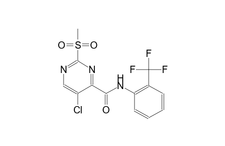 4-pyrimidinecarboxamide, 5-chloro-2-(methylsulfonyl)-N-[2-(trifluoromethyl)phenyl]-