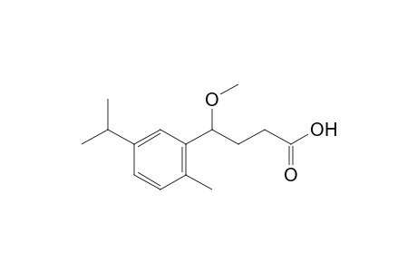 4-(5-isopropyl-o-tolyl)-4-methoxybutyric acid