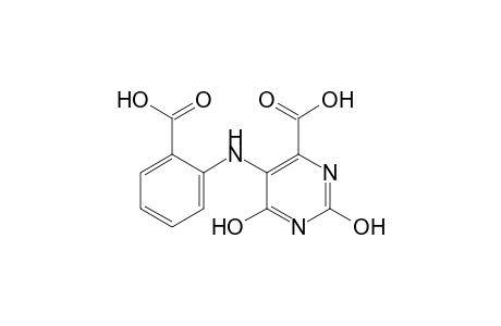 5-(o-carboxyanilino)-2,6-dihydroxy-4-pyrimidinecarboxylic acid