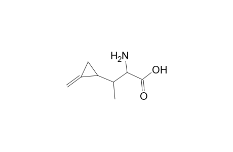 Cyclopropanepropionic acid, .alpha.-amino-.beta.-methyl-2-methylene-