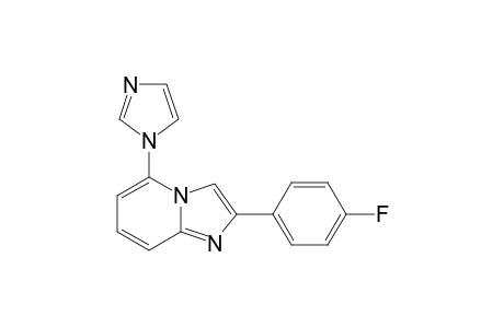N-[2-(4-FLUOROPHENYL)-IMIDAZO-[1,2-A]-PYRIDIN-5-YL]-IMIDAZOLE