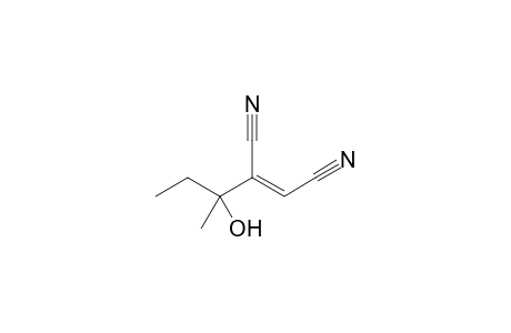 2-(1-Hydroxy-1-methylpropyl)-2-butenedinitrile