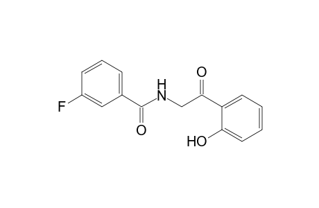 3-Fluoro-N-(2-hydroxyphenacyl)benzamide
