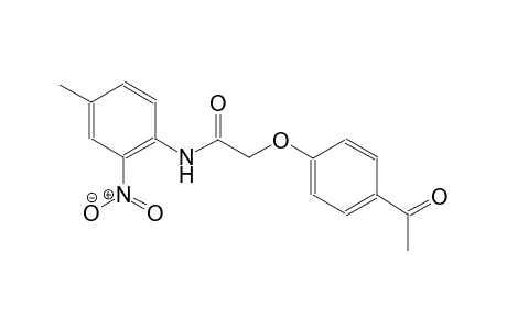 2-(4-acetylphenoxy)-N-(4-methyl-2-nitrophenyl)acetamide