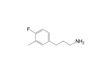3-(4-fluoro-3-methylphenyl)-1-propanamine