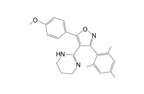 3-mesityl-5-(4-methoxyphenyl)-4-(1,4,5,6-tetrahydropyrimidin-2-yl)isoxazole