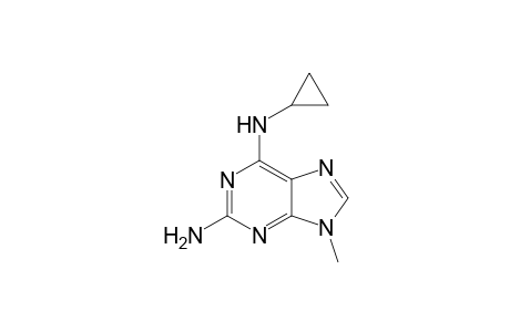 (2-amino-9-methyl-purin-6-yl)-cyclopropyl-amine