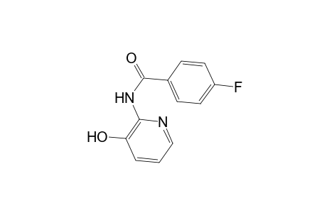 Benzamide, 4-fluoro-N-(3-hydroxy-2-pyridyl)-