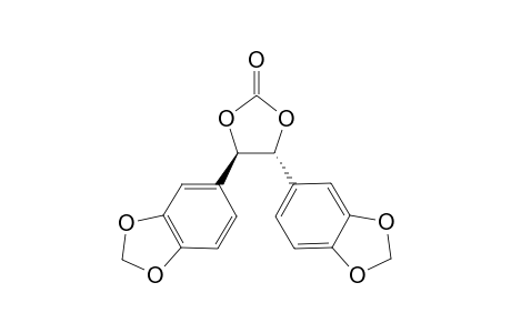 (4R,5R)-4,5-Bis(3,4-methylenedioxyphenyl)-1,3-dioxolan-2-one