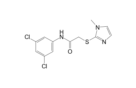 3',5'-dichloro-2-[(1-methylimidazol-2-yl)thio]acetanilide