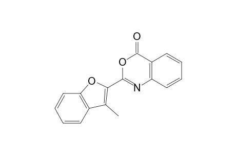 2-(3-Methylbenzofuran-2-yl)-4H-3,1-benzoxazin-4-one