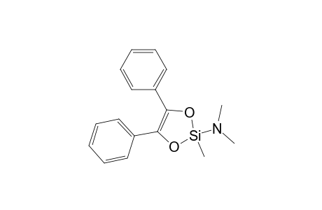 2-Dimethylamino-4,5-diphenyl-2-methyl-1,3-dioxa-2-silacyclopent-4-ene