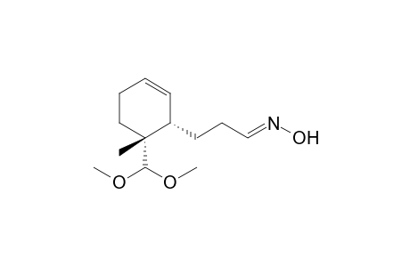 3-[(1.alpha.,2.beta.)2-Dimethoxymethyl-2-methylcyclohex-5-enyl]propanal oxime