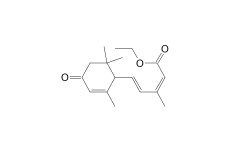 2,4-Pentadienoic acid, 3-methyl-5-(2,6,6-trimethyl-4-oxo-2-cyclohexen-1-yl)-, ethyl ester, (Z,E)-