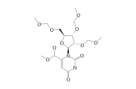2',3',5'-TRIS-O-(METHOXYMETHYL)-URIDINE-6-CARBOXALDEHYDE-METHYL-HEMIACETALE,ISOMER-#1