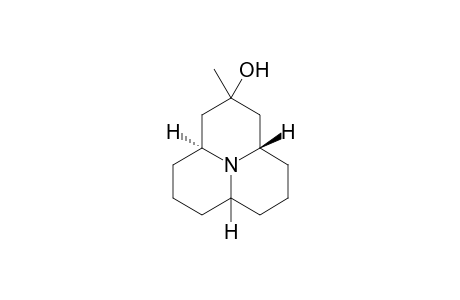 (2R*,3aS*,6aS*,9aS*)-2-Hydroxy-2-methyl-dodecahydro-pyrido[2,1,6-de]quinolizine