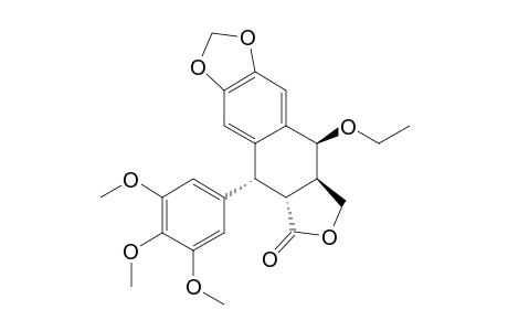 (5S,5aR,8aR,9R)-5-ethoxy-9-(3,4,5-trimethoxyphenyl)-5a,6,8a,9-tetrahydro-5H-isobenzofurano[5,6-f][1,3]benzodioxol-8-one