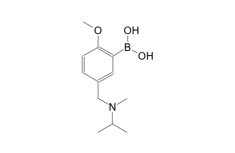 5-{[isopropyl(methyl)amino]methyl}-2-methoxyphenylboronic acid