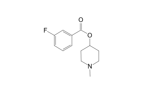 (1-methyl-4-piperidyl) 3-fluorobenzoate