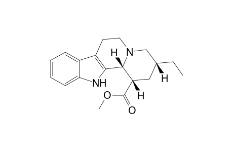 Methyl 3-.alpha.-ethyl-1,2,3,4,6,7,12,12b.beta.-octahydroindolo[2,3-a]quinolizine-1.alpha.-carboxylate