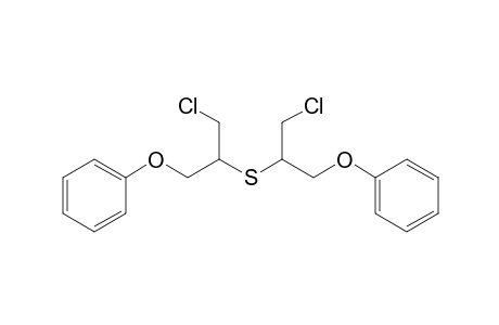 [3-chloranyl-2-(1-chloranyl-3-phenoxy-propan-2-yl)sulfanyl-propoxy]benzene