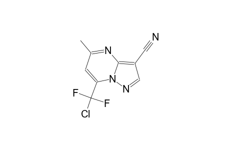 7-[chloro(difluoro)methyl]-5-methylpyrazolo[1,5-a]pyrimidine-3-carbonitrile