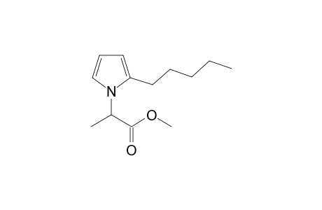 Methyl 2-(2'-pentyl-1H-pyrrol-1'-yl)-propanoate