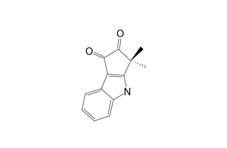 BRUCEOLLINE-E;8,8-DIMETHYL-CYCLOPENTA-[B]-INDOLE-9,10-DIONE