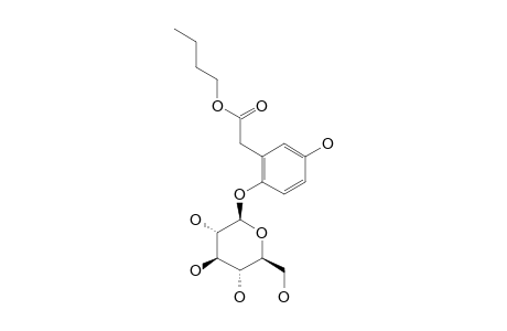 BUTYL-2-O-BETA-D-GLUCOPYRANOSYLOXY-5-DIHYDROXYPHENYL-ACETATE