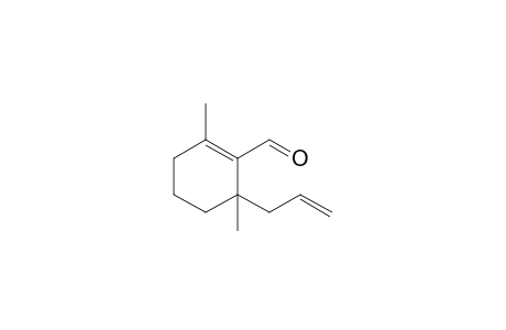 6-Allyl-2,6-dimethyl-1-cyclohexene-1-carbaldehyde