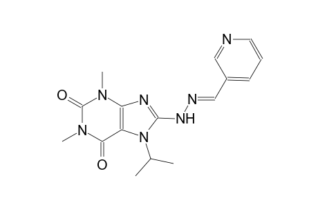 nicotinaldehyde (7-isopropyl-1,3-dimethyl-2,6-dioxo-2,3,6,7-tetrahydro-1H-purin-8-yl)hydrazone