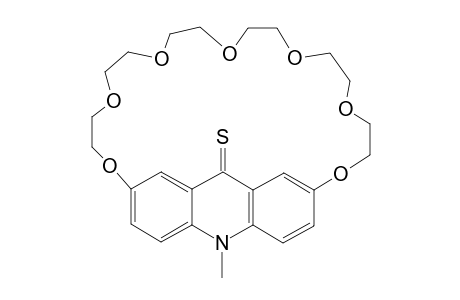 10-METHYL-2,7-(EPOXYETHANOXYETHANOXYETHANOXYETHANOXYETHANOXYETHANOXY)-ACRIDINE-9(10H)-THIONE