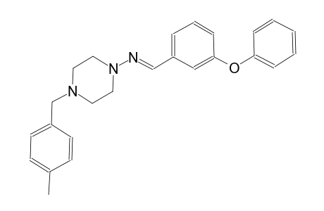 4-(4-methylbenzyl)-N-[(E)-(3-phenoxyphenyl)methylidene]-1-piperazinamine