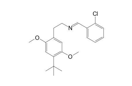 1-(2-Chlorophenyl)-N-[2-(4-tert-butyl-2,5-dimethoxyphenyl)ethyl]methanimine