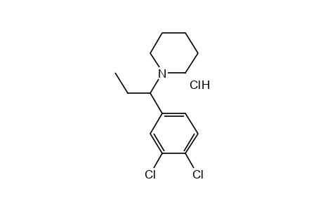 1-(3,4-DICHLORO-alpha-ETHYLBENZYL)PIPERIDINE, HYDROCHLORIDE