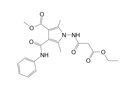 1-[(3-ethoxy-3-keto-propanoyl)amino]-2,5-dimethyl-4-(phenylcarbamoyl)pyrrole-3-carboxylic acid methyl ester