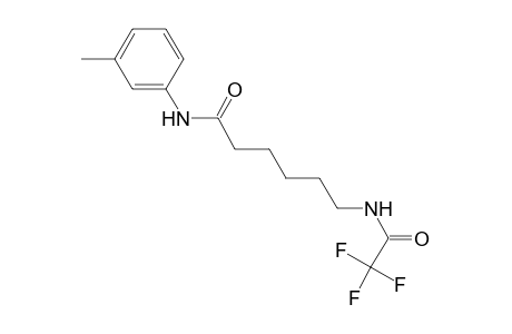 N-(3-Methylphenyl)-6-[(trifluoroacetyl)amino]hexanamide