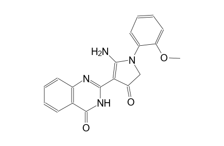 4(3H)-quinazolinone, 2-[2-amino-4,5-dihydro-1-(2-methoxyphenyl)-4-oxo-1H-pyrrol-3-yl]-