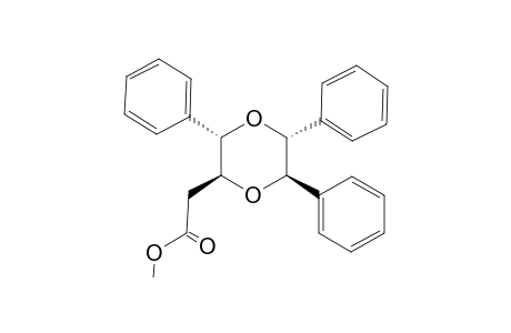 Methyl [(2S,3S,5R,6R)-3,5,6-diphenyl-1,4-dioxan-2-yl]acetate