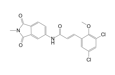 (2E)-3-(3,5-dichloro-2-methoxyphenyl)-N-(2-methyl-1,3-dioxo-2,3-dihydro-1H-isoindol-5-yl)-2-propenamide