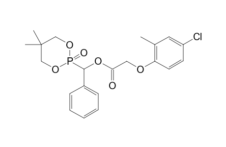 2-(2-methyl-4-chlorophenoxyacetoxy)(phenyl)methyl-5,5-dimethyl-1,3,2-dioxaphospha-2-onephosphonate