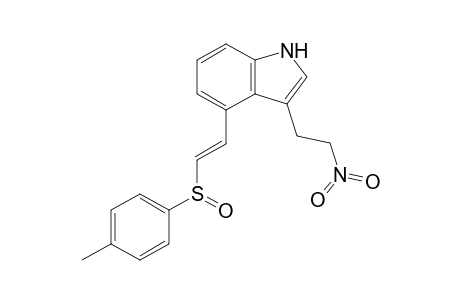 4-[2'-(p-Tolylsulfinyl)ethenyl]-3-(2'-nitroethyl)indole