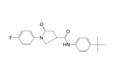 3-pyrrolidinecarboxamide, N-[4-(1,1-dimethylethyl)phenyl]-1-(4-fluorophenyl)-5-oxo-