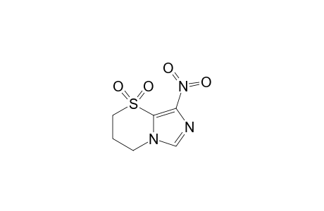 2H-Imidazo[5,1-b][1,3]thiazine, 3,4-dihydro-8-nitro-, 1,1-dioxide