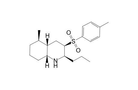 5-Methyl-2-propyl-3-(p-toluenesulfonyl)decahydroquinoline