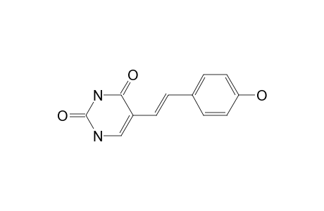 5-[(E)-2-(4-hydroxyphenyl)vinyl]uracil